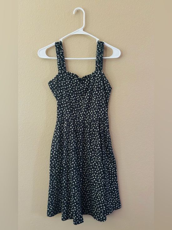 Huhot Dresses & Skirts - Black Floral Sundress